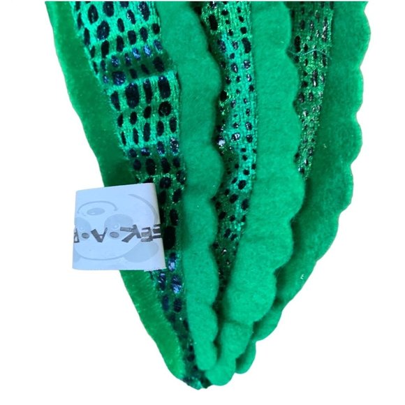Peek A Boo Plush Stuffed Animal Doll Toy Green Alligator Crocodile 16.5 in Lengt - Picture 4 of 6